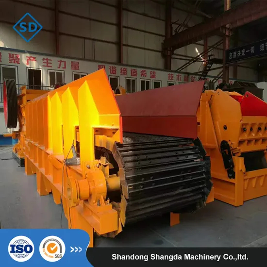 Convoyeur d'alimentation de charbon à chaîne de plaques automatiques - équipement de convoyeur d'exploitation lourde