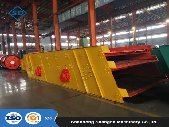 Écran vibrant circulaire YK3060 pour le criblage de granit / basalte, 100-600 T / H Capacité, moteur allemand de 30 kW