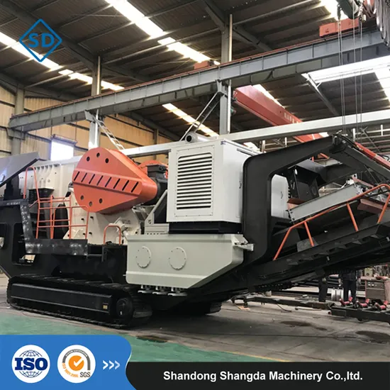 Stable Driving Construction Faste Crawler Crusher