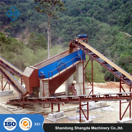 Équipement d'écrasement double trois quatre pont rotatif circulaire écran vibrant